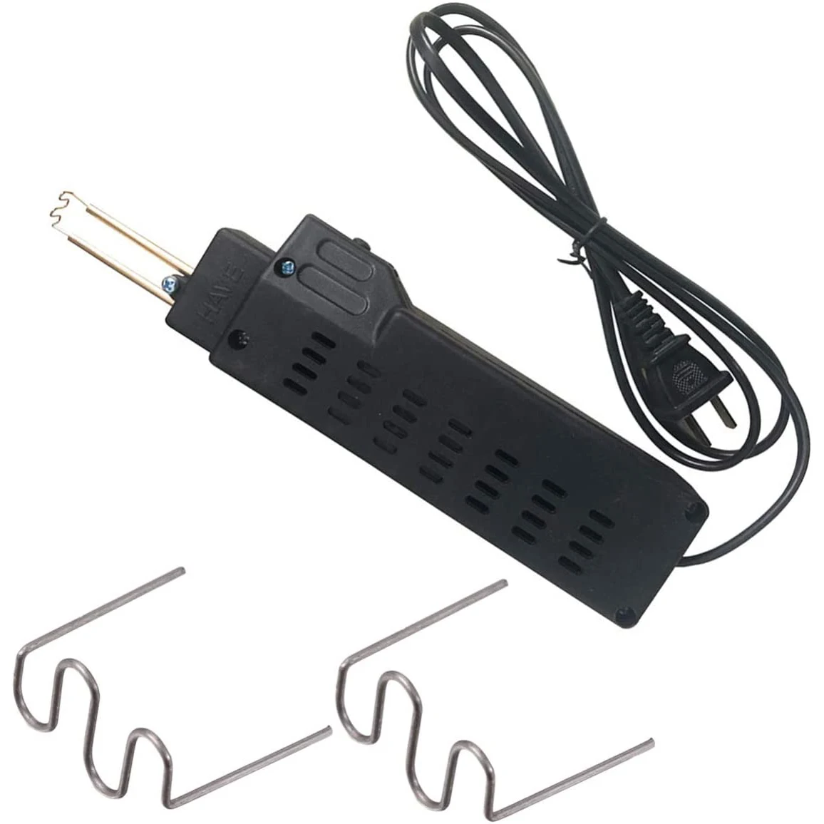 Varillas de soldadura, máquina de reparación de grapas calientes, grapadora caliente de soldadura de plástico, reparación de parachoques de coche, grapas de onda precortadas, 0,8mm