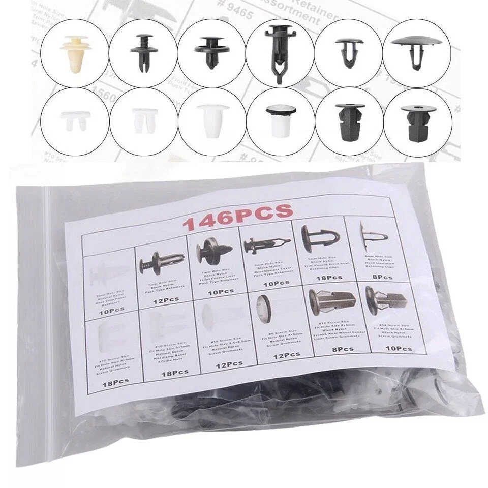 Auto Body Bumper Klinknagel Retainer Molding Push Pin Clips Trim Accessoires Bevestiging