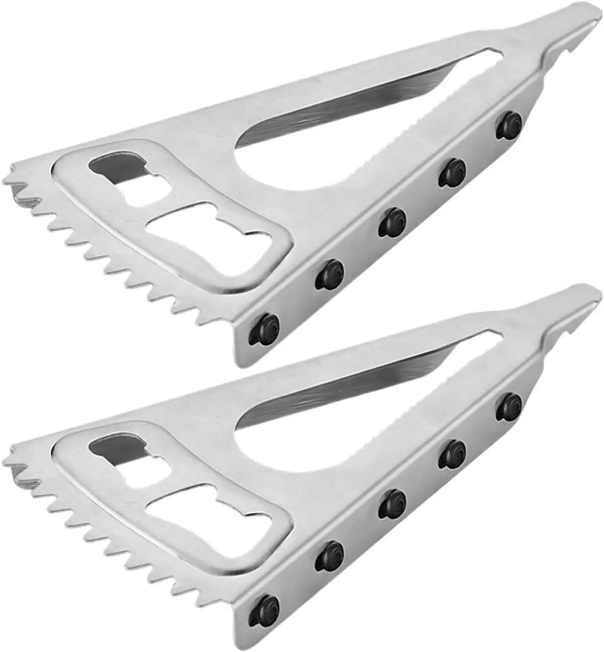 Multifunctional Can Opener Kitchen Tool Easy Lifting Glass Cap Opener Bottle Capper Fish Scale Planer Home Gadget(2 PCS)