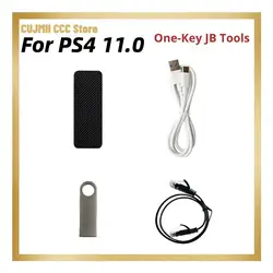 For PS4 11.0 One-Key JB Tools USB Dongle JB USB Adapter With Ethernet Type-C Cable For PS4 11.0 FW System Mod Kit