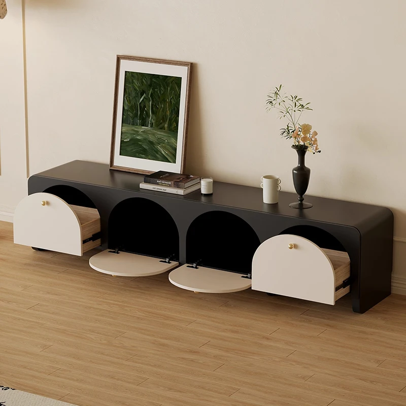 Drawers Modern Tv Stands Living Room Designer Wood Minimalist Tv Table Universal Organizer Muebles Para Tv Trendy Furniture