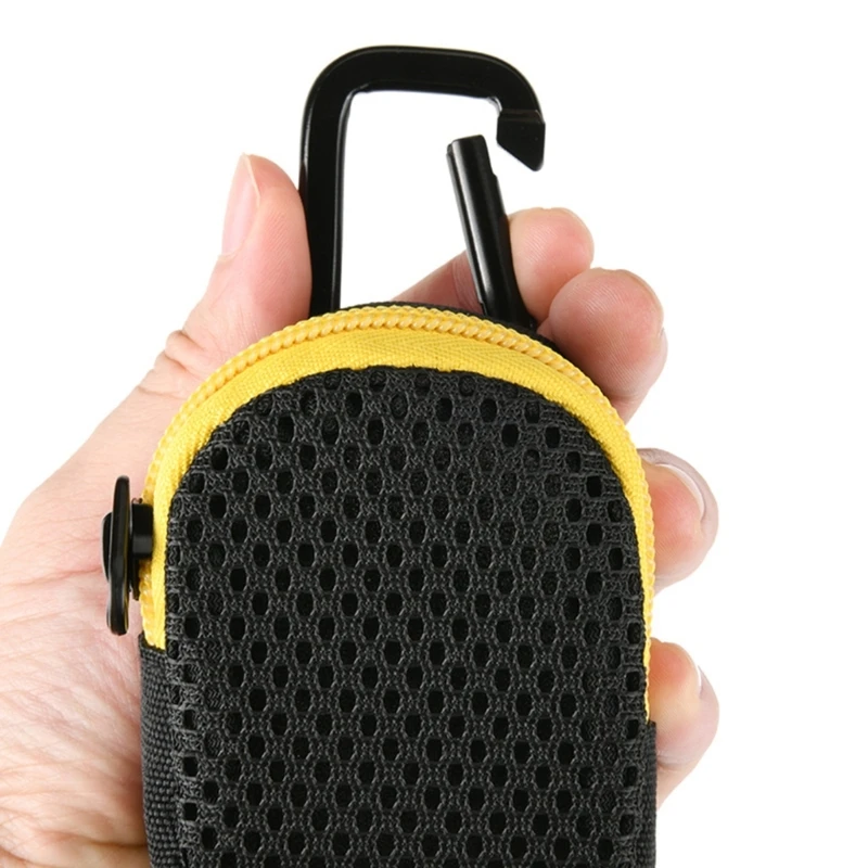 JobsitePro와 호환되는 헤비 듀티 스피커 홀더 케이스, 쉬운 부착 메쉬 구성을 위한 보안 카라비너 ​​클립