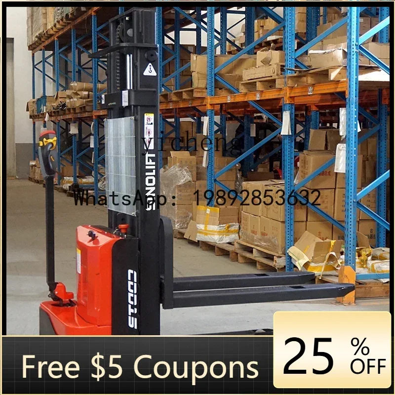 O2-10    stacker All-electric stacker Forklift Reach hydraulic truck 1.2 tons 1.5 tons Semi-automatic