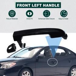 Outside Exterior Door Handle Front/Rear Left Right For Hyundai Elantra 2007 2008 2009-2012 i30 2007-2011 82651-2H000 82661-2H000