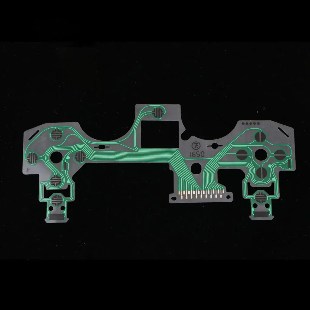 Conductive Film Ribbon Button Repair Parts for Controller DualShock 4 Green