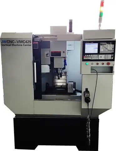 CNC Milling Machine VMC425 Small Vertical CNC Machining Center Custom BT30 Spindle 12 Tools ATC Single Phase CNC Milling Machine For Small Business