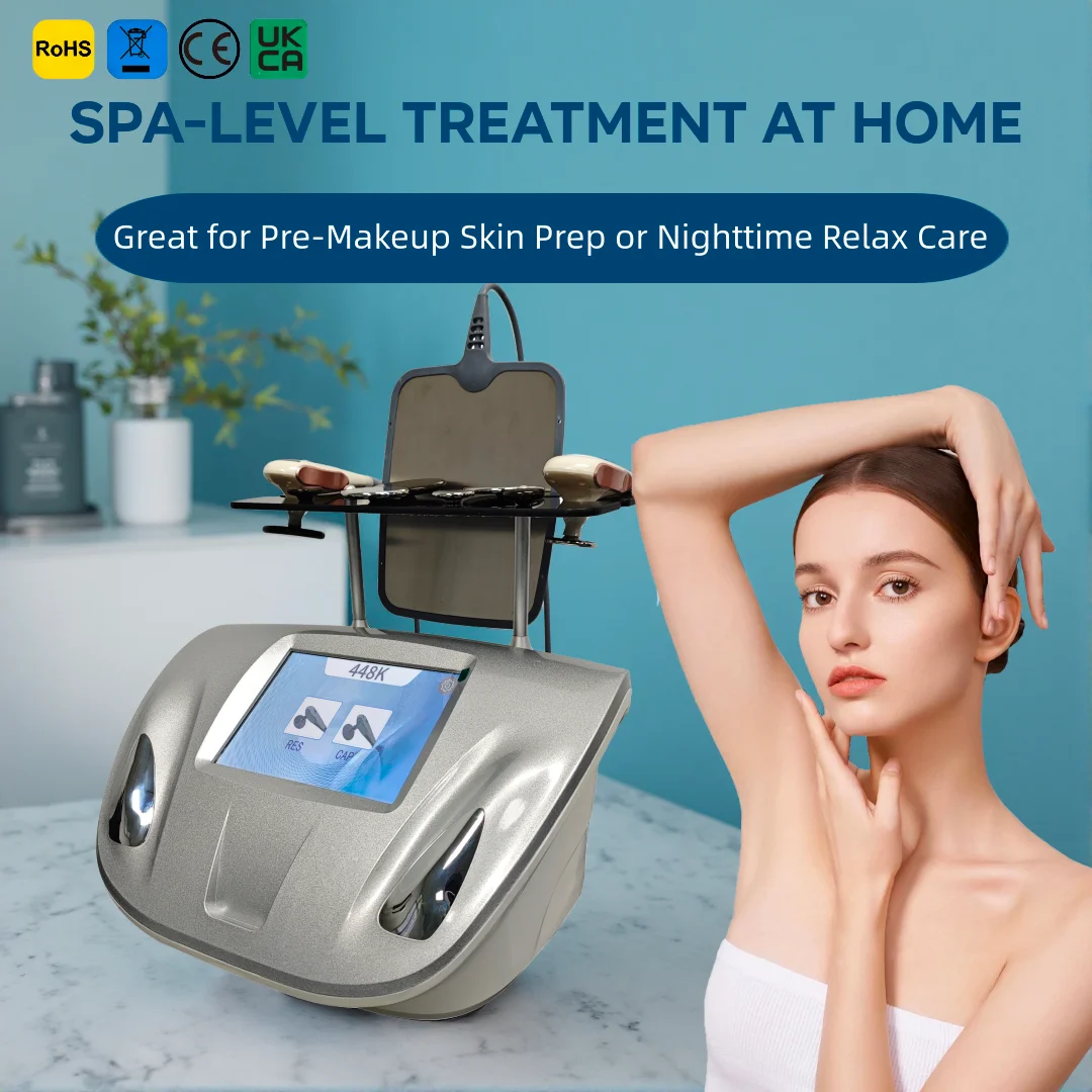 

448KHz Professional RF Skin Tightening Machine, Radio Frequency Physiotherapy Device for Face Lifting Body Cellulite Reduction P