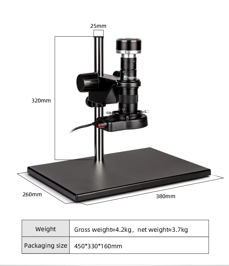 Murzider MSD417-C1228 Industrial Digital Microscope for PCB Inspection Soldering QC