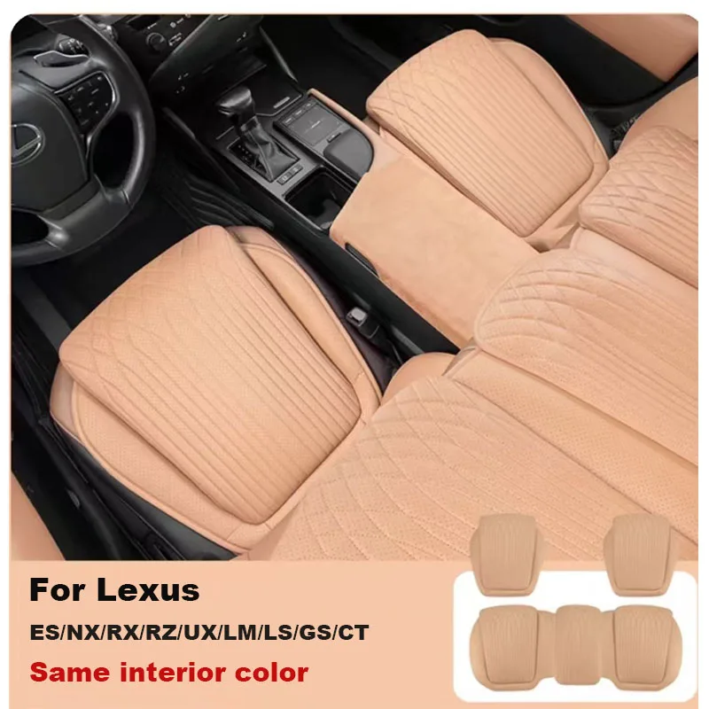 

Для Lexus ES/NX/RX/LX/LS такая же внутренняя подушка для автомобильного сиденья, кожаная подушка для сиденья Nappa, дышащая и нескользящая, всесезонная, универсальная