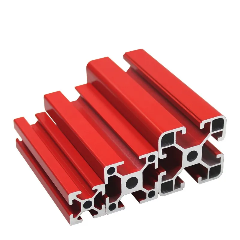 4PCS EU Standard 2020N1 2020N2 2020R 2020 T-Slot Colored Aluminum Profile Used for 3D Printers or Assembly Line Frameworks 20X20