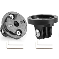 Camera Headlight Adapter Stable Bicycle Computer Holder Base Cycling Front Light Bracket Camera Stand for Garmin Edge Interface