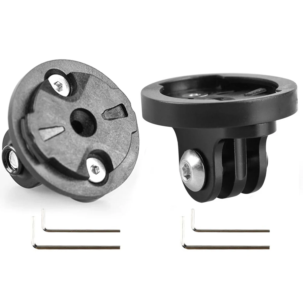 Camera Headlight Adapter Stable Bicycle Computer Holder Base Cycling Front Light Bracket Camera Stand for Garmin Edge Interface