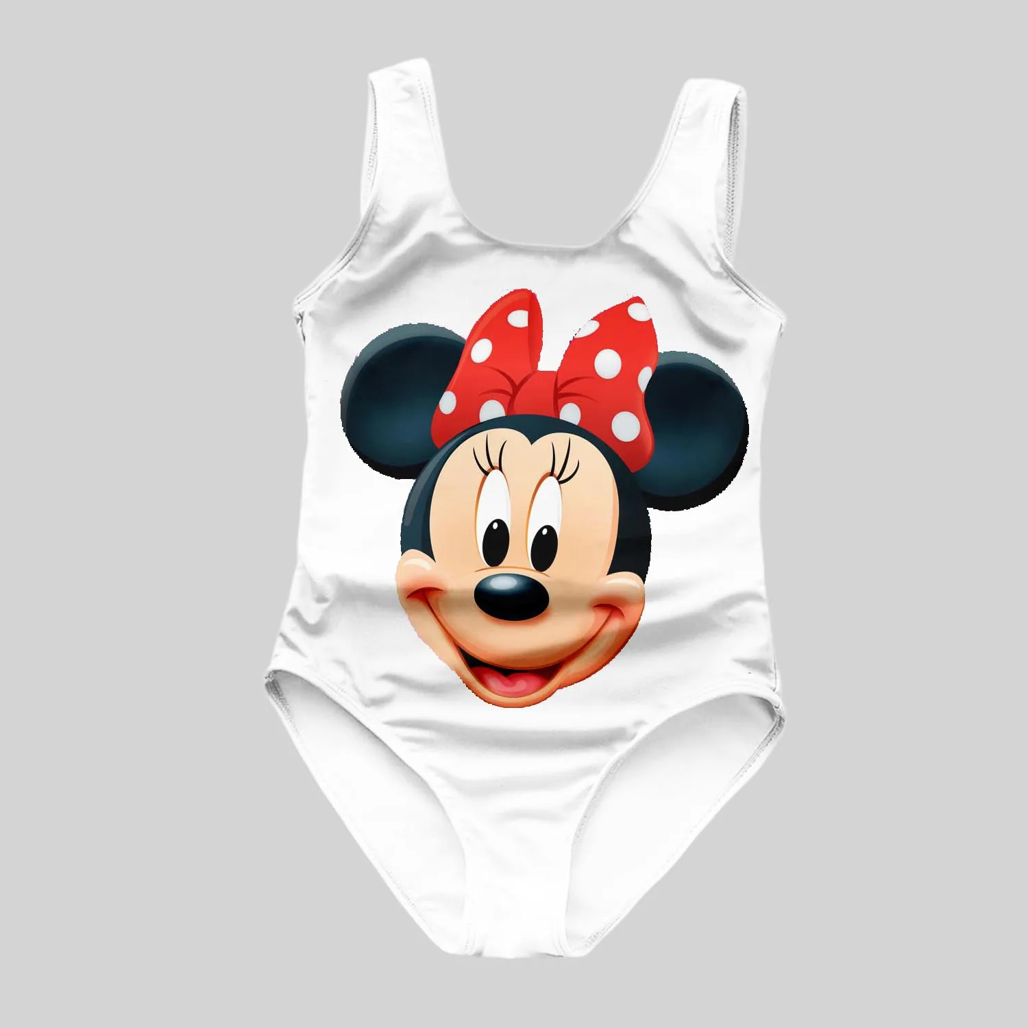 Summer New 3D Printed One-Piece Swimsuit Cute Mickey Mouse Women\'s Adult Sleeveless Swimsuit Girls Fashion Breathable Swimsuit