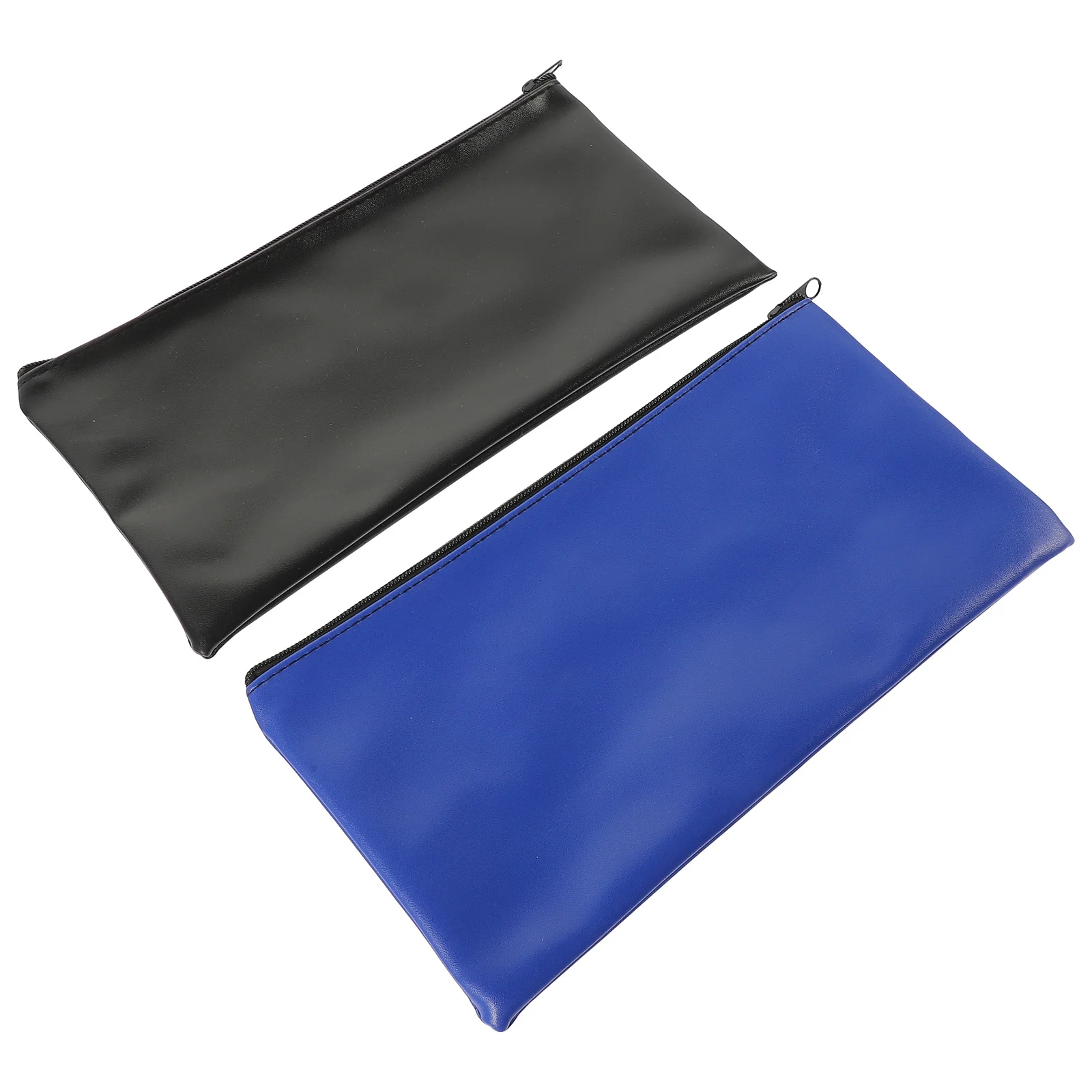 

2Pcs Zipper Money Bags Multi-Use Small PU Cash Coin Pouch Travel Makeup Organizer Holder Tissue Skincare Bag