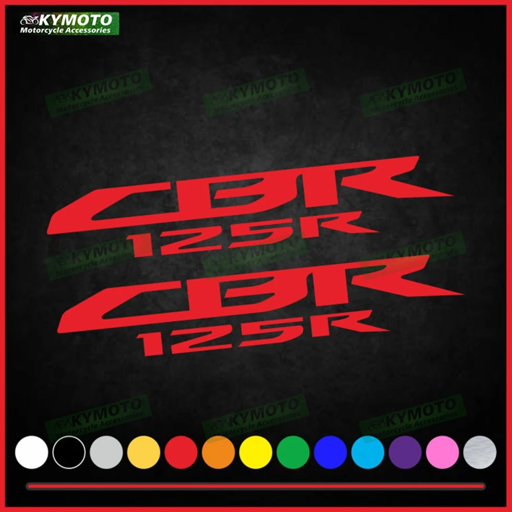 for Honda CBR125R Motorcycle Decal Fairing Windshield Decoration Helmet Fuel Tank Engine Logo Reflective Waterproof Sticker
