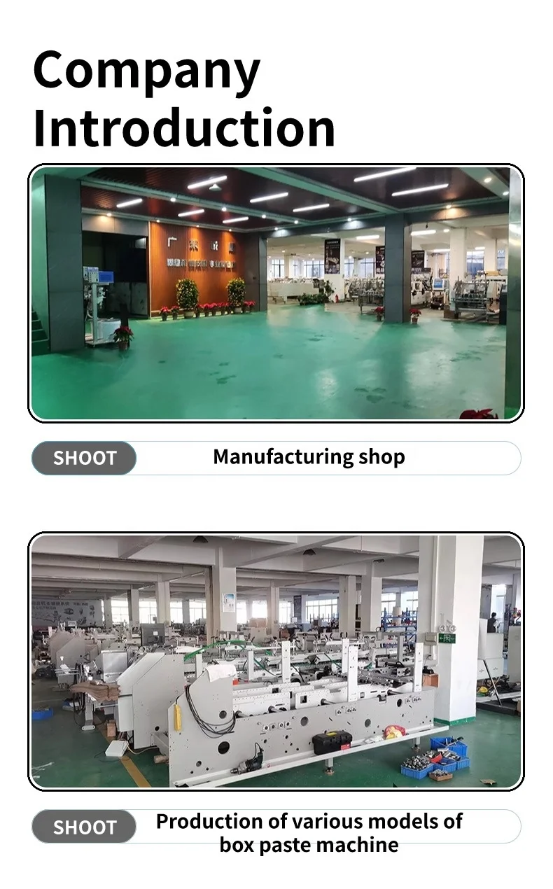ZH-800 High Productivity Automatic Straight-line Paper Board Folder Gluer Machine