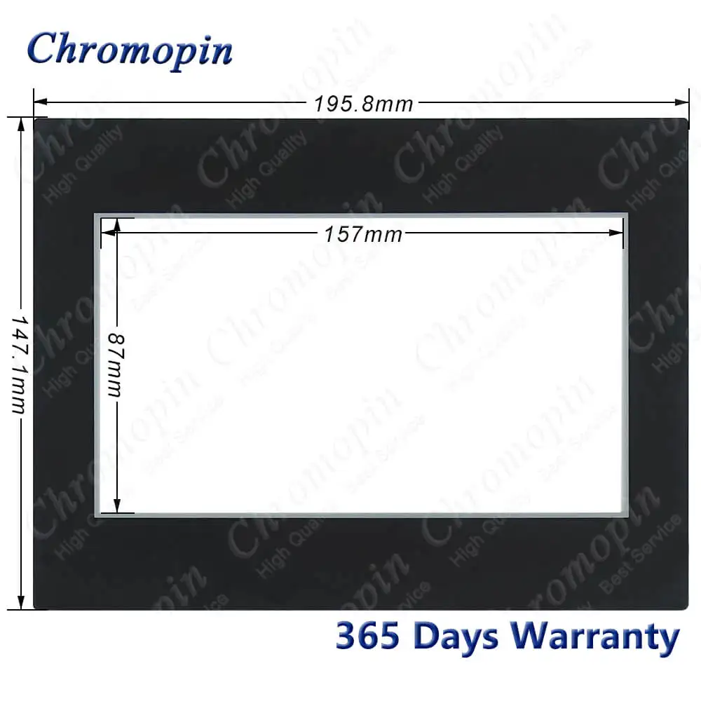 GCA14-R7C2403 15629B015 Touch Screen Panel Glass Digitizer for GC-A14-R7-C2403 15629B015 Touchpad with Protective Film