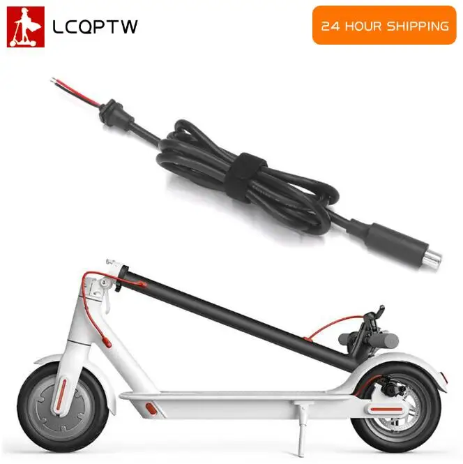 Para Xiaomi M365/para Segway Ninebot Max G30 Scooter Elétrico Peças Cabo De Alimentação Adaptador De Energia Carregador Linha Plug