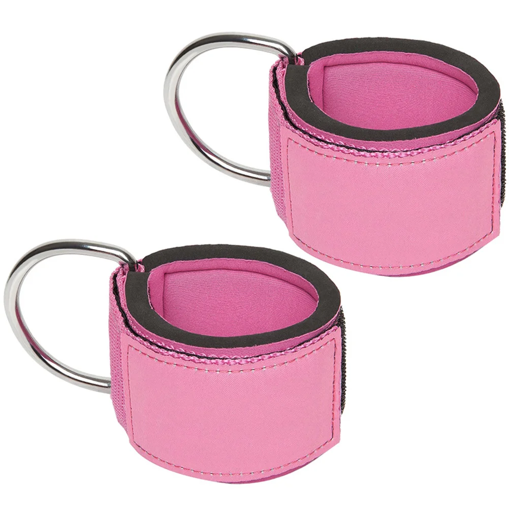 

2pcs Ankle Strap For Cable Machine Adjustable Neoprene Ankle Cuffs Leg Training Workout Attachment Portable Indoor Outdoor