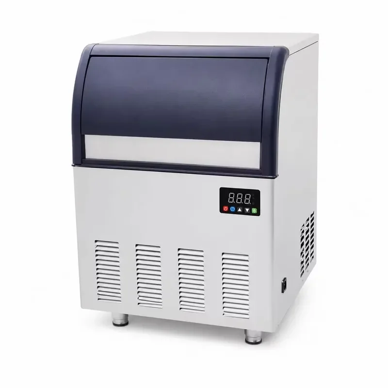 HY-280P Commercial Stainless Steel Ice Maker Machine 128kg/Day Water Cooled Cube Ice Machine for Restaurant Bar Hotel