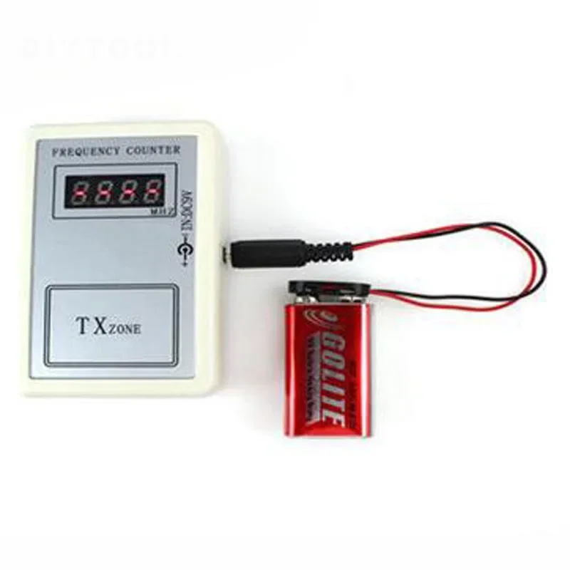 Handheld Remote Control Wireless Frequency Meter Counter tester 250-450MHZ for Car Auto Remote Cymometer Detector Power Cable