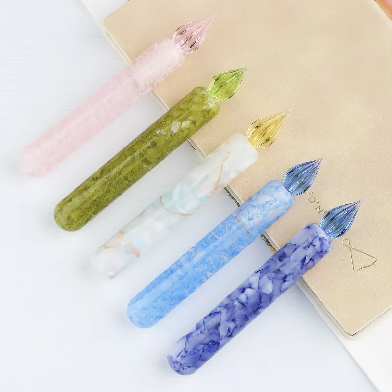 MAJOHN Mojiang Tuqu Stick Dipping Pen Set Gift Box Expert Hand Booklet Drawing Hook Line Flower Text Glass Pen