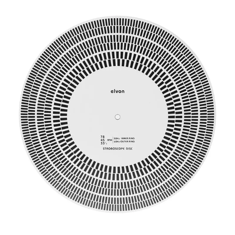 for LP Vinyl Record Turntable Phono Tachometer Calibration Strobe Disc Essential Adjustment Tool for Lp Vinyl Record