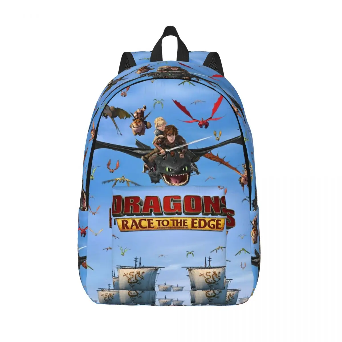

Toothless Backpack for Men Women Fashion Student Hiking Travel Daypack College Canvas Bags Sports