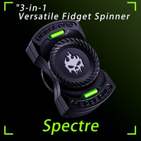 Magnetic Spinner Fidget Toy - ADHD Focus Tool, Push Play Stress Relief Gadget for Kids & Adults, Quiet Office Desk Sensory Toy