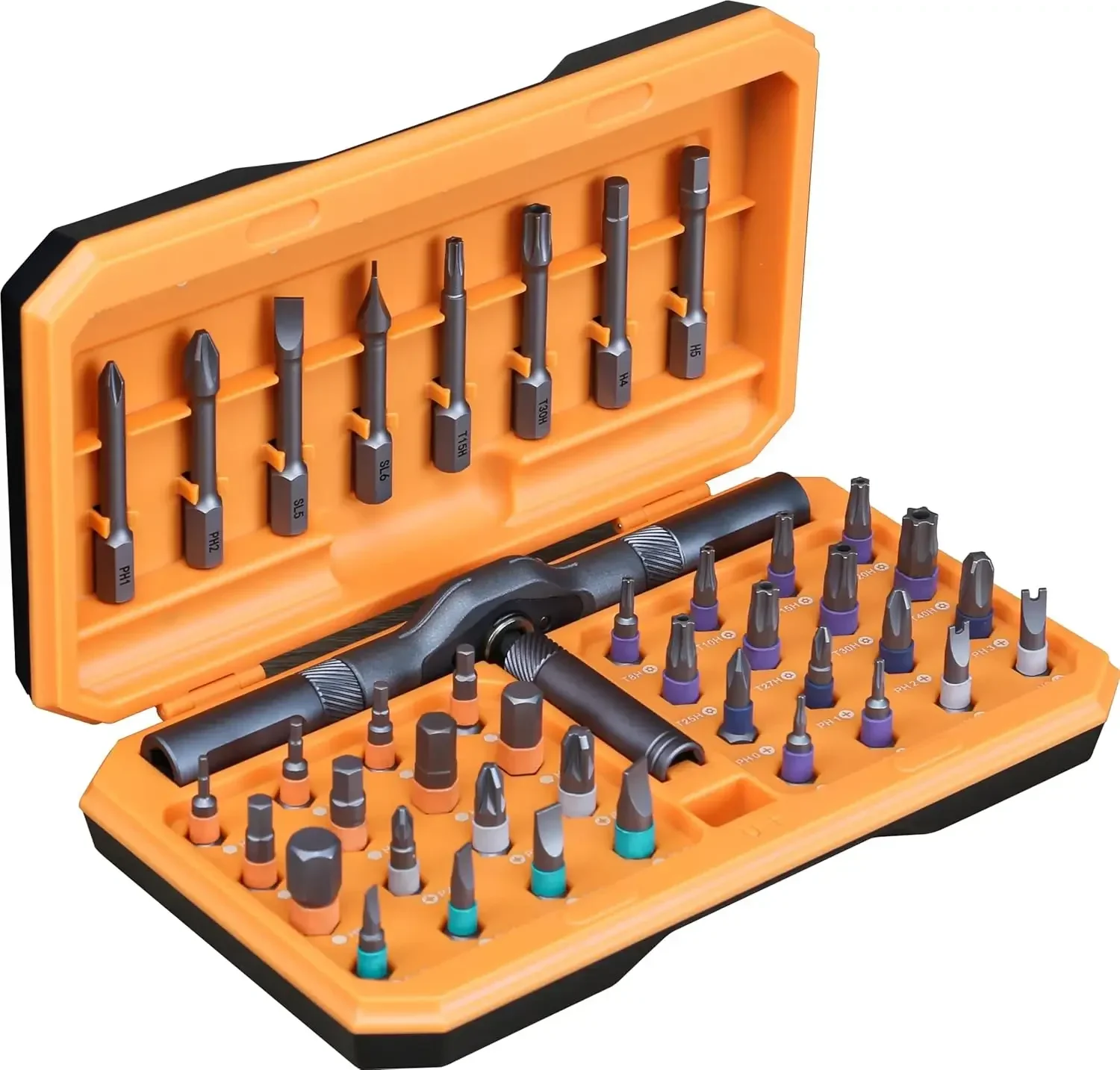 42pcs Ratchet Wrench Set Mini Precision Screw Drivers Bits Set Torx Phillips Hex Combination Repair Tools Kit