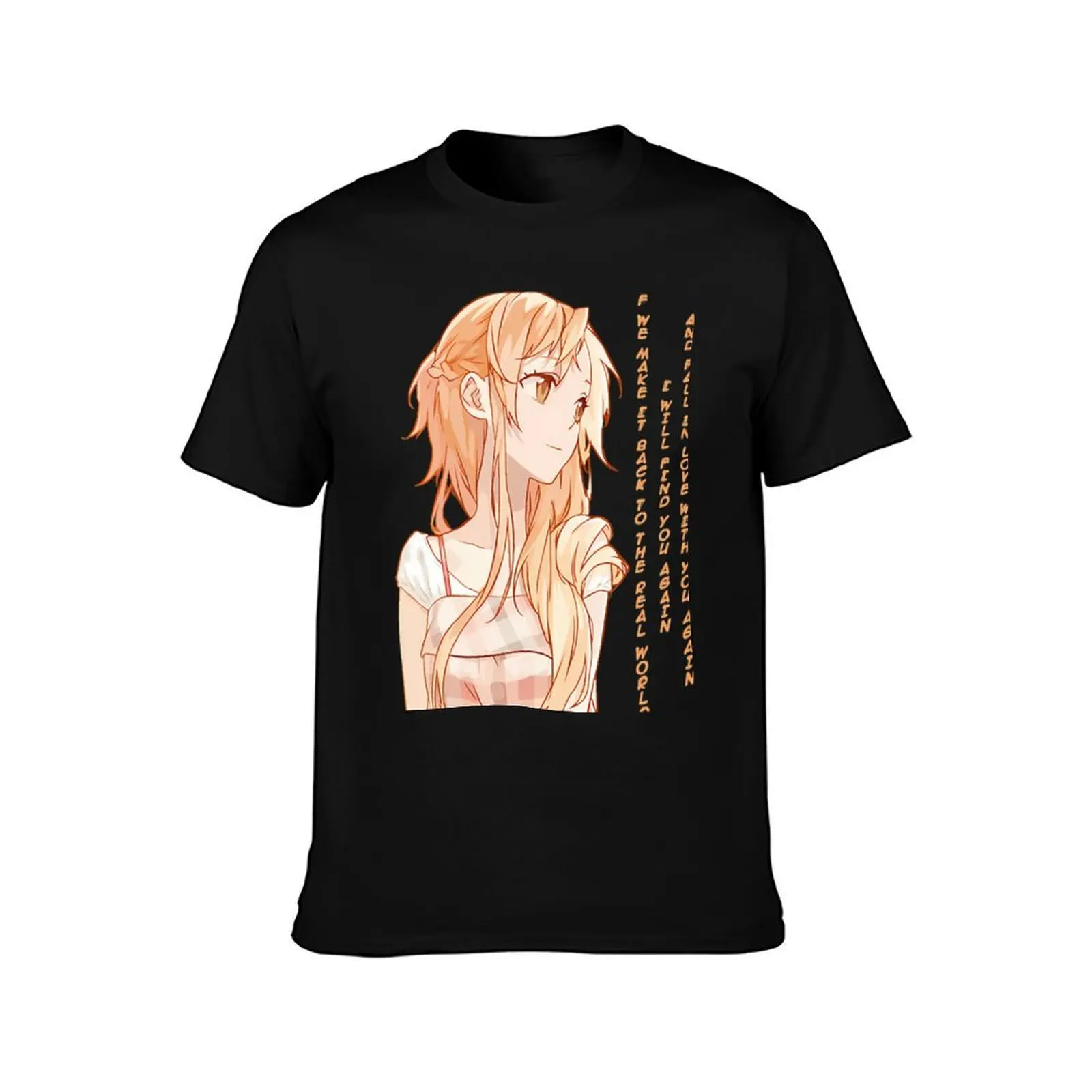 Sao Asuna Classic - Art Asuna Vintage T-Shirt Running Gym Short Sleeve Sports Tee T-Shirt