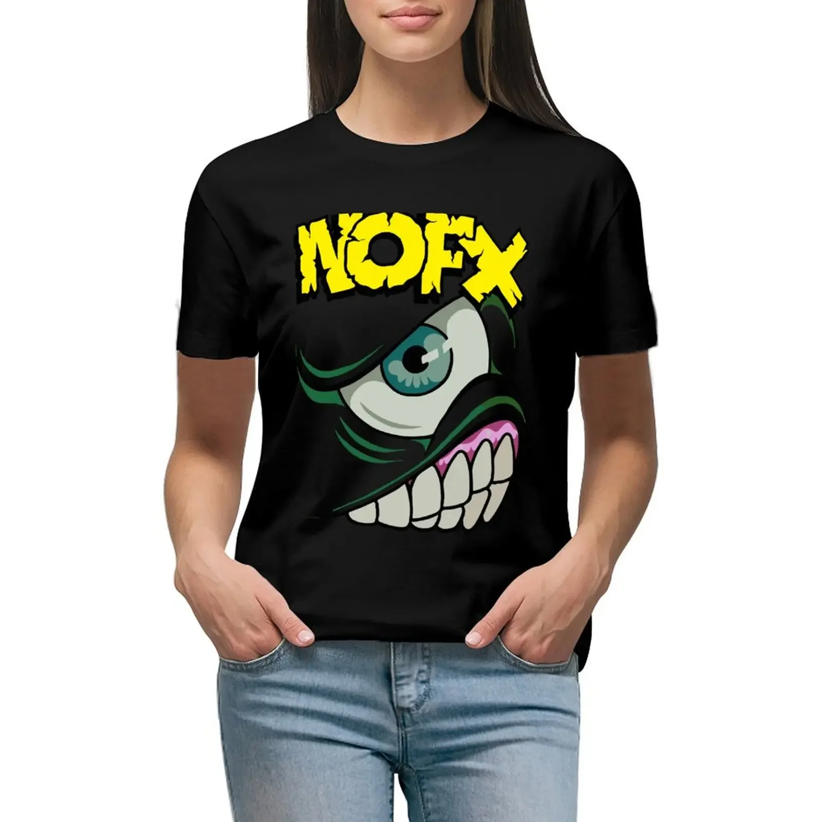 

NOFX 1994 T-Shirt graphics quick-drying summer tops spring clothes Women 2024