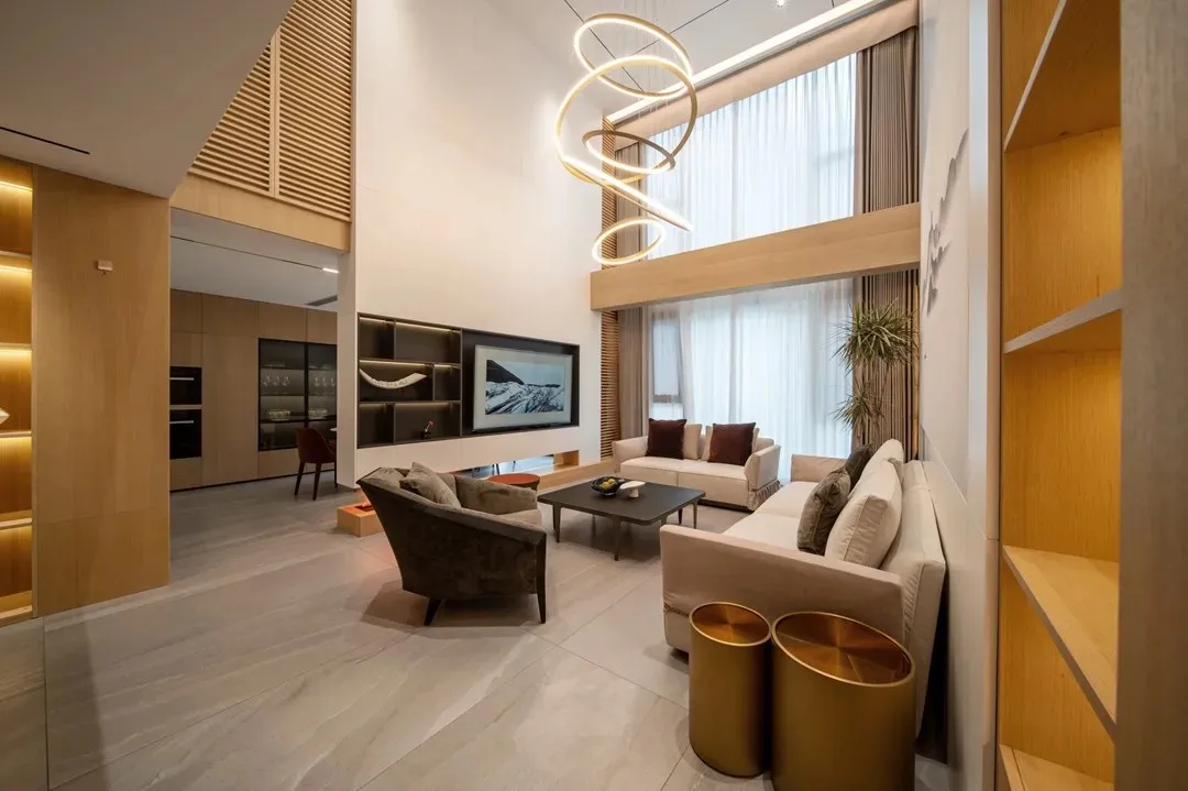 Spongde Furniture king size Set camera da letto Villa Sala progetti Design interno 3D Resazione 3D Design interno