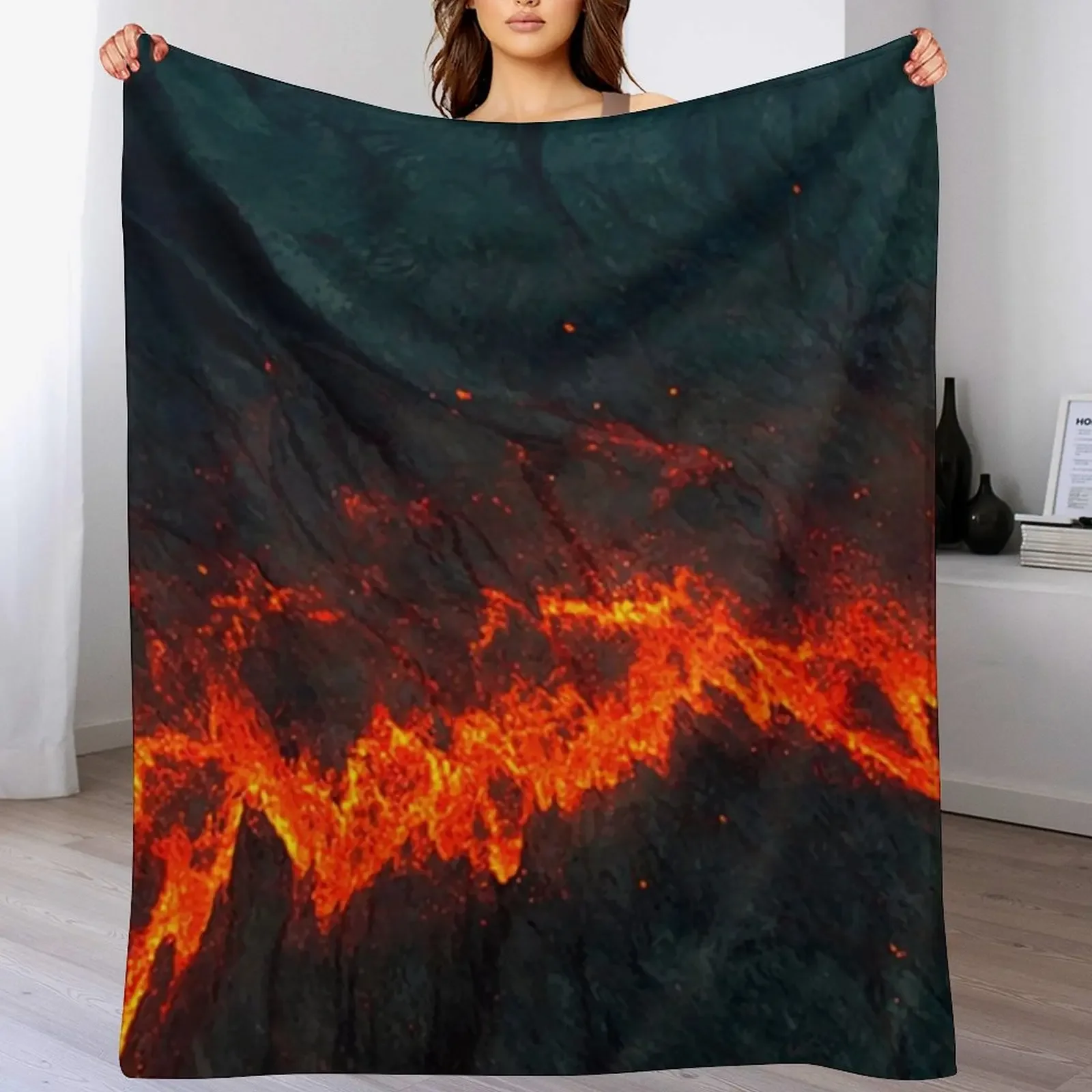 

Lava (Magma) Throw Blanket Soft Warm Blanket Gift for Men Women Adults