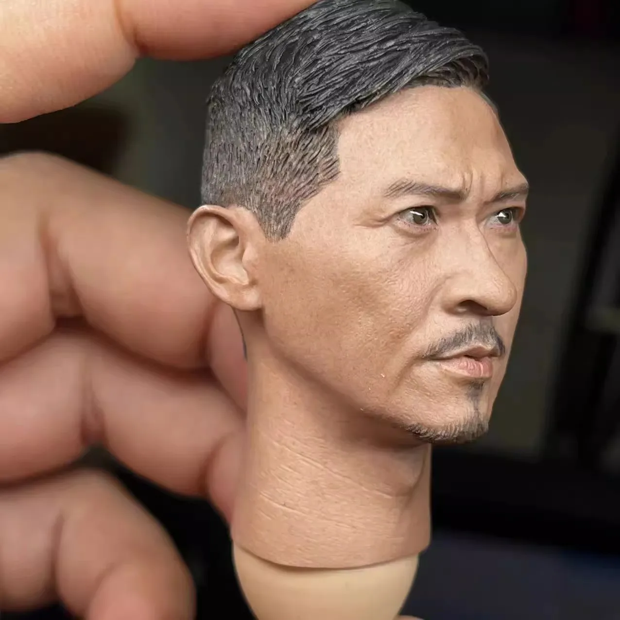 1/6 스케일 유명 스타 Nick Cheung 헤드 모델 남성 헤드 스컬 레이트 12''Figures Body DIY 액세서리