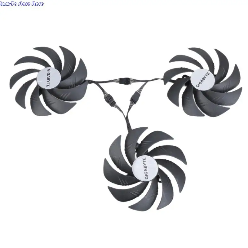 D0UA 105mm 4pin 12V GPU Coolers Fan T129215Su VGA Fan Fan Fan para RTX4090 OC Gaming