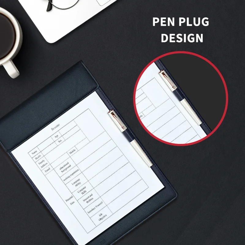 Huajie 1 لوح قص مغناطيسي من جلد البولي يوريثان عالي الجودة مقاس A4 - لوح كتابة بحجم قياسي بسمك 5 مم مع حزام مغناطيسي آمن للمكتب والمؤتمرات والاستخدام المنزلي (أسود/أحمر)، أدوات مكتبية |   المظهر المهني |   إغلاق مغناطيسي