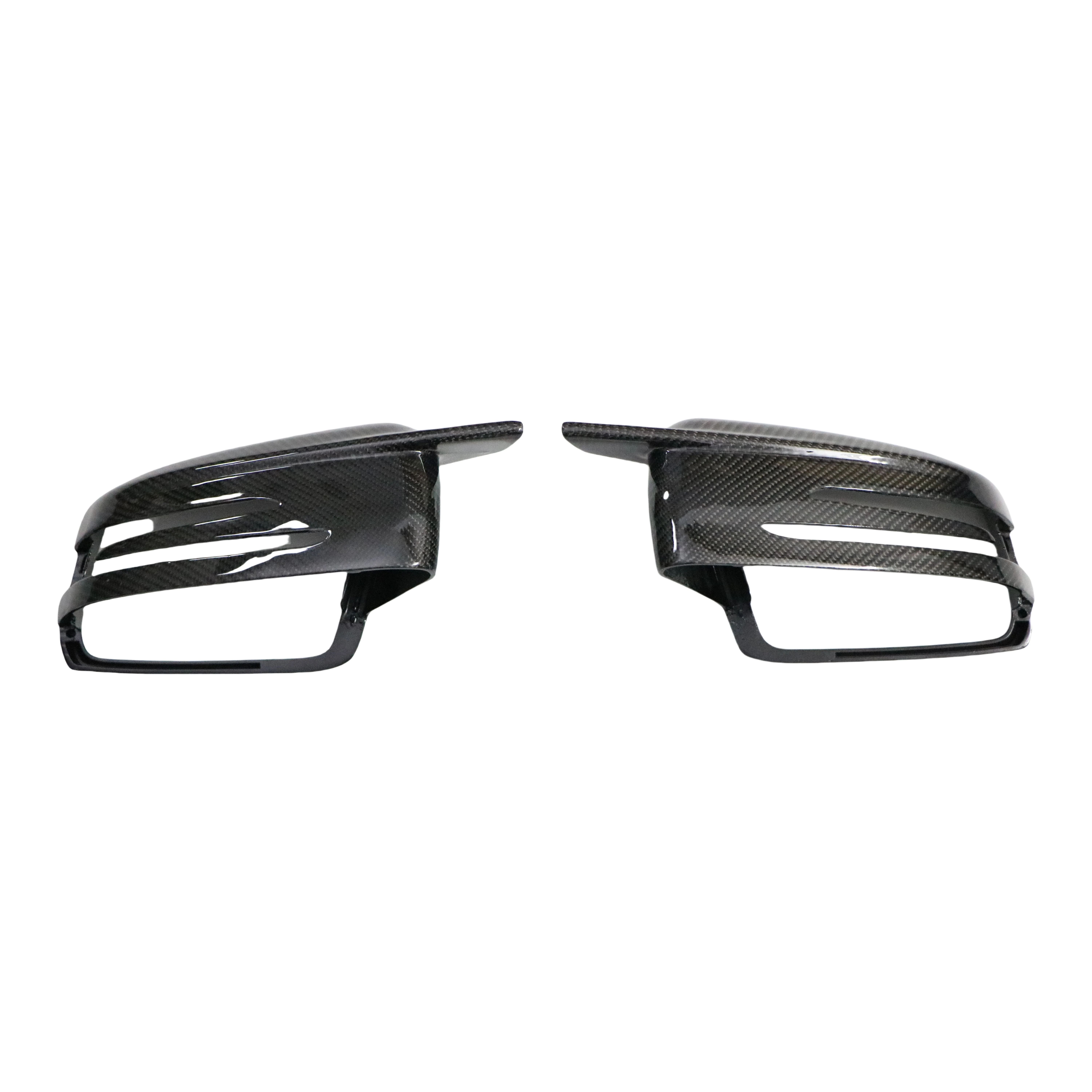 For  C-Class W204 07-14 Horn Type Rearview Mirror Cover Cool Appearance Upgrade Brand New Carbon Fiber Mirror Cover