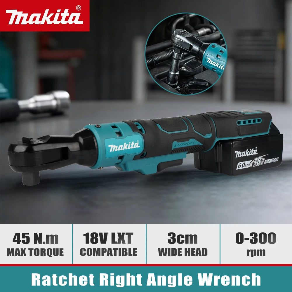 Makita mt512 18V Brushless Right Angle Ratchet Wrench, 3/8