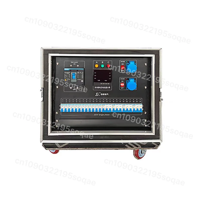 18-Way Power Distribution Box Small Distribution Cabinet Lighting Audio Large Screen Rental Socket Controller Stage
