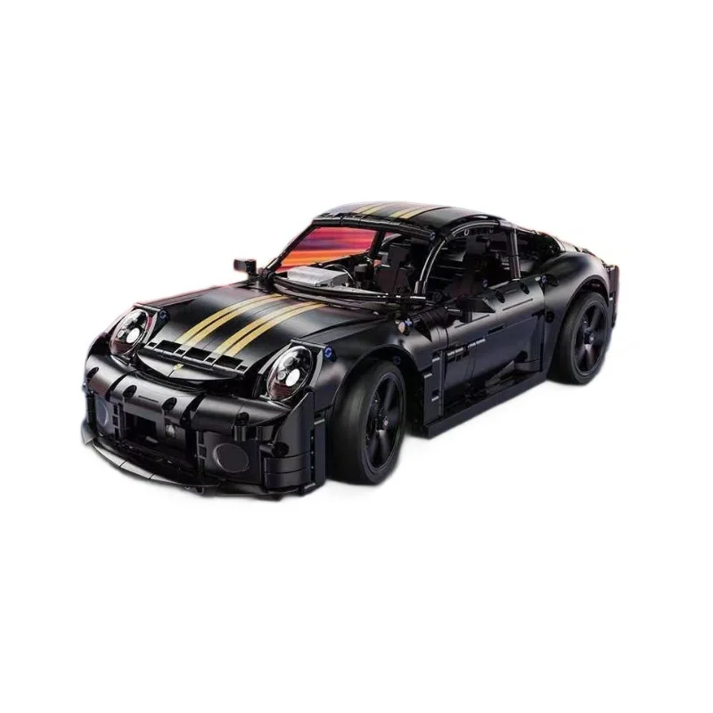 Bloco de construção de carro super esportivo técnico escala 1:10 modelo 2019 ruf gt alemanha veículo brinquedos supercar tijolo de construção para presente