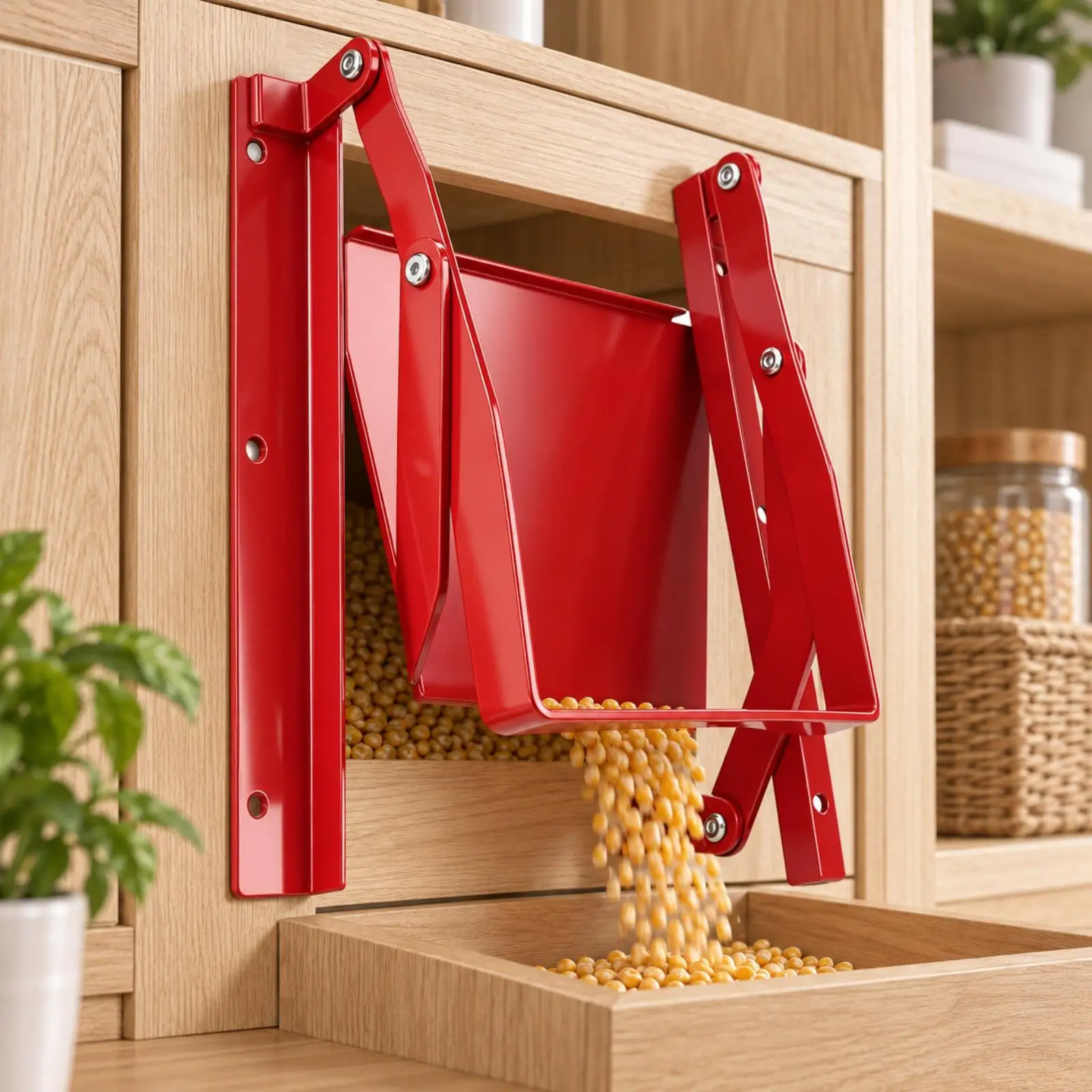 Sliding Grain Gate Kit Heavy-Duty Slide Grain Gate Kit Leak-Reducing Agricultural Equipment Component for Farmers, Farm Bins