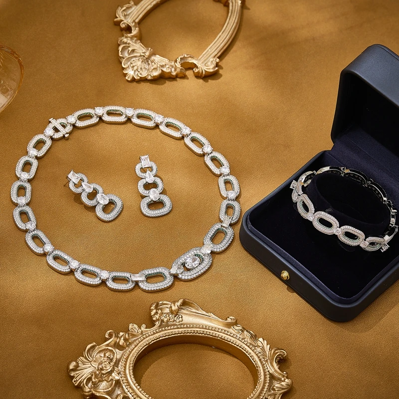 vintage-style-dinner-party-earrings-bracelet-necklace-inlay-full-cubic-zircon-wide-o-shaped-chain-fine-jewelry-sets