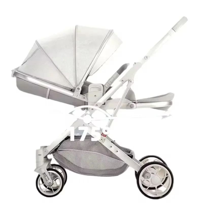 

Four Seasons Universal Stroller Multifunctional Newborn Two-way Seat High Landscape Lightweight Folding Travel Baby Stroller