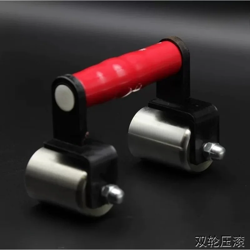 Two-Wheel Stainless Steel Pressure Roller Floor Seam Trimming Cutter PVC Plastic Floor Construction Fixture
