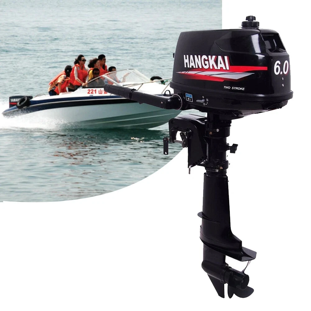 New Arrival Hangkai 6HP 2 Stroke Fishing Boat Outboard Engine, Outboard Boat Motors,Inflatable Boat Outboard Motor For Sale