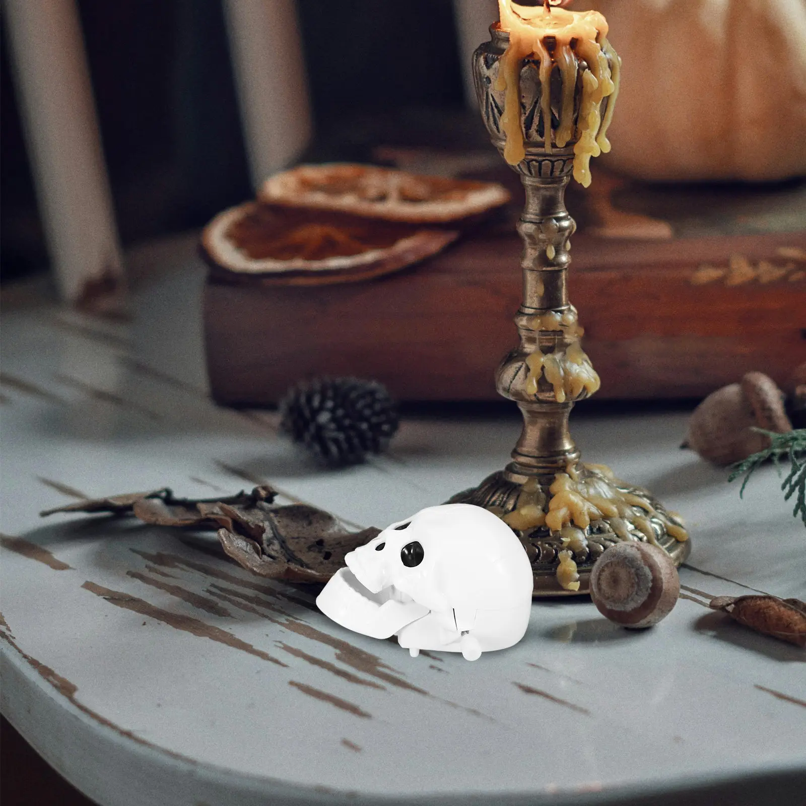 

Halloween Wind-Up Plaything Plastic Clockwork Party Favor Lightweight Fun Cartoon Design Festival Decoration