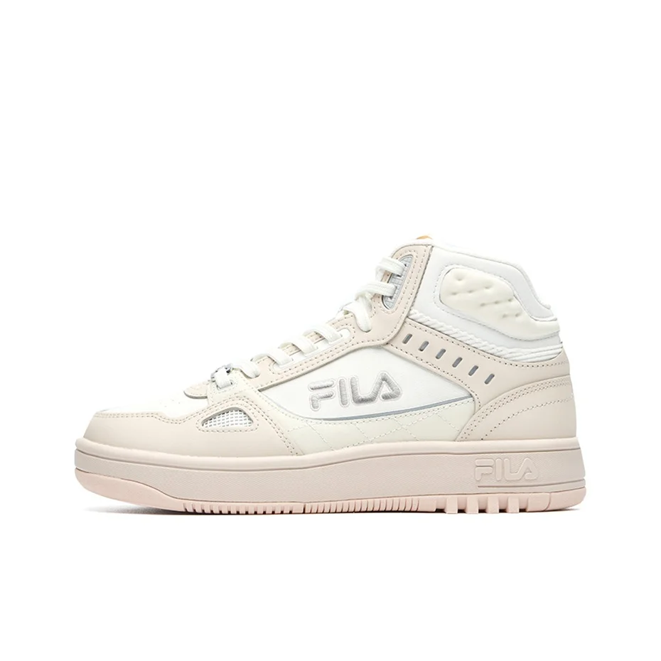 FILA Vintage Basketball Shoes Women's Mid Top Pink/White F12W141211FST