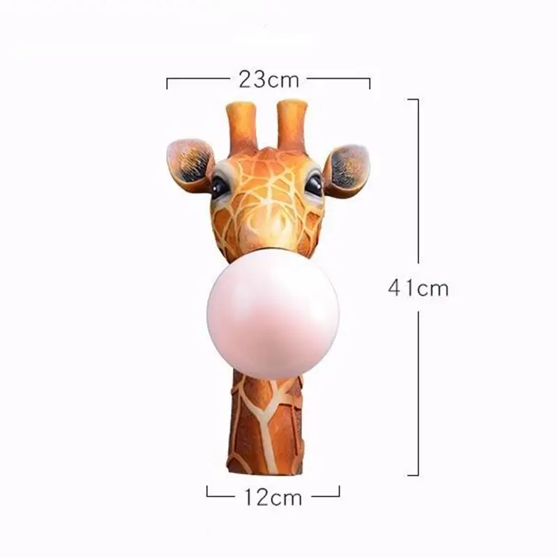 Creative Modern Wall Lamps Personalized Background Wall LED Giraffe Decorative Light for Living Room Bedroom Corridor Home Decor