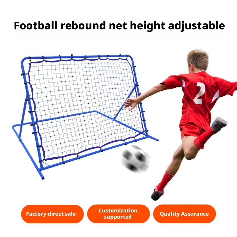 

3.7x4.8ft Football Training Rebound Net with 3 Professional Modes - Adjustable Angles 60°/90°/120°, Snap Fastener